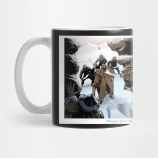 Mongols at the Pass with border Mug